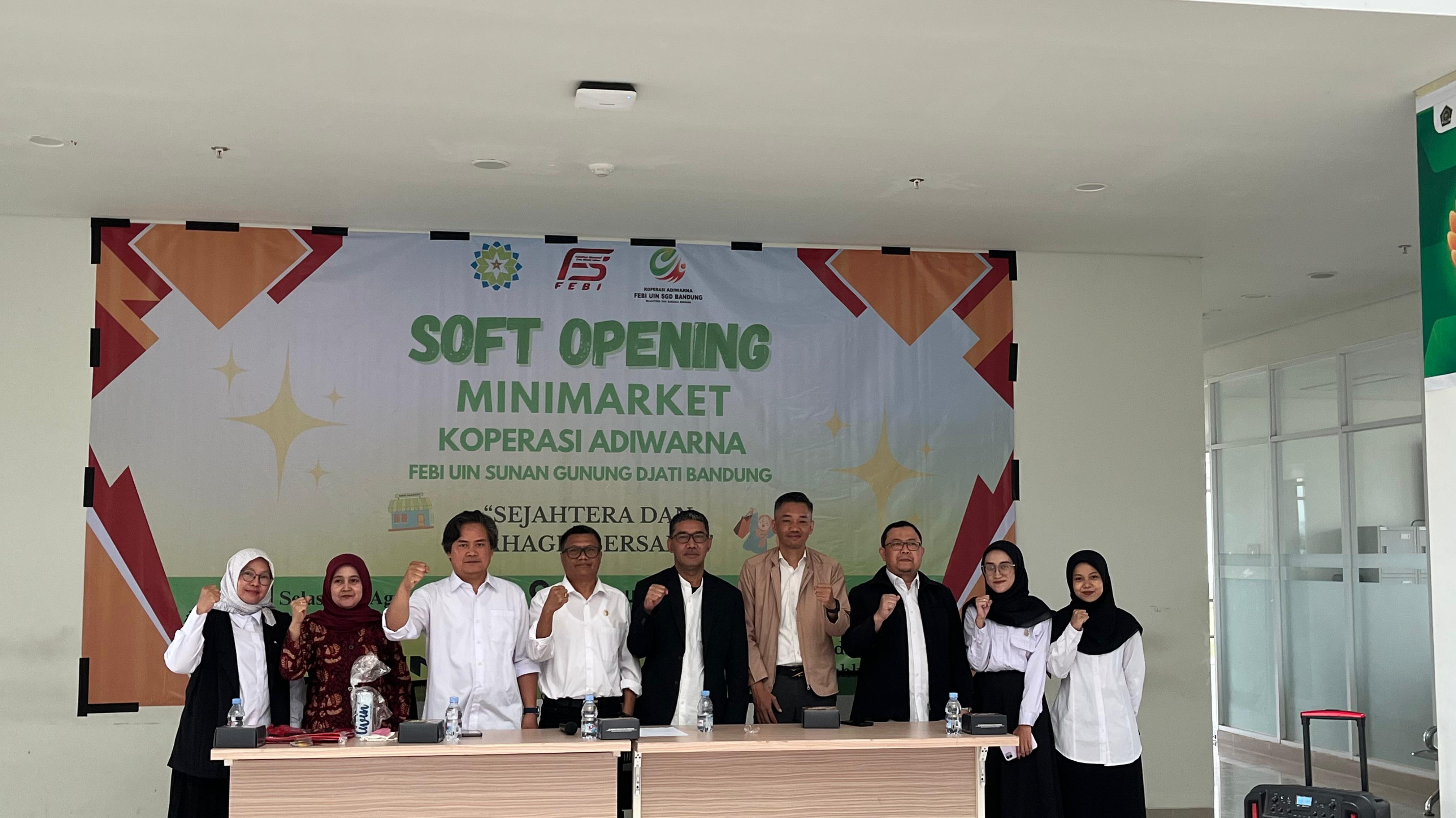 Soft Launching Minimarket Koperasi Syariah FEBI